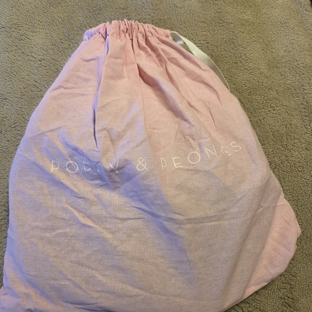 Poppy & Peonies Black and Gold Crossbody Bag - Picture 2 of 2